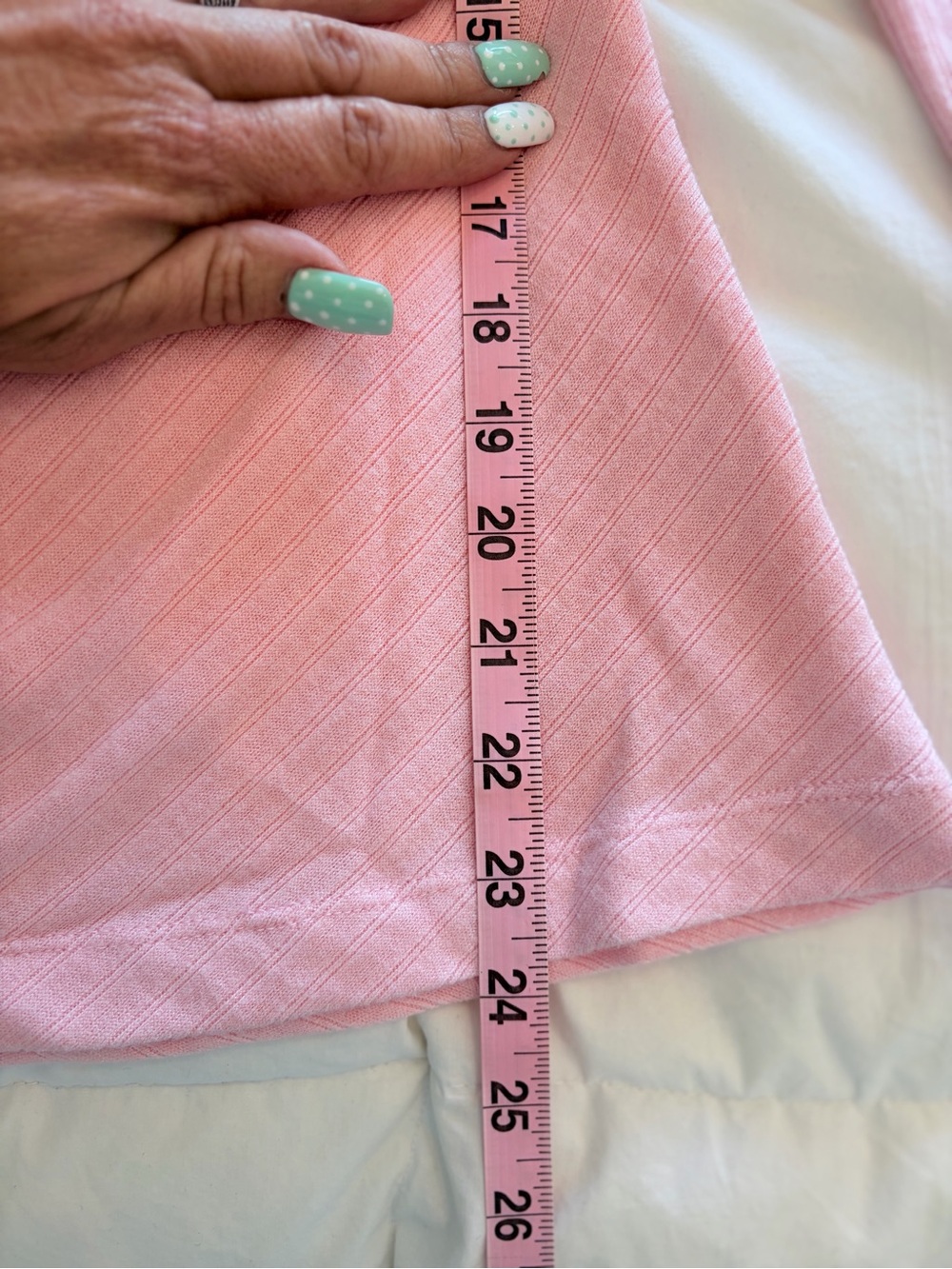 LOFT Soft Pink Ribbed Long Sleeve Top - Picture 3 of 6